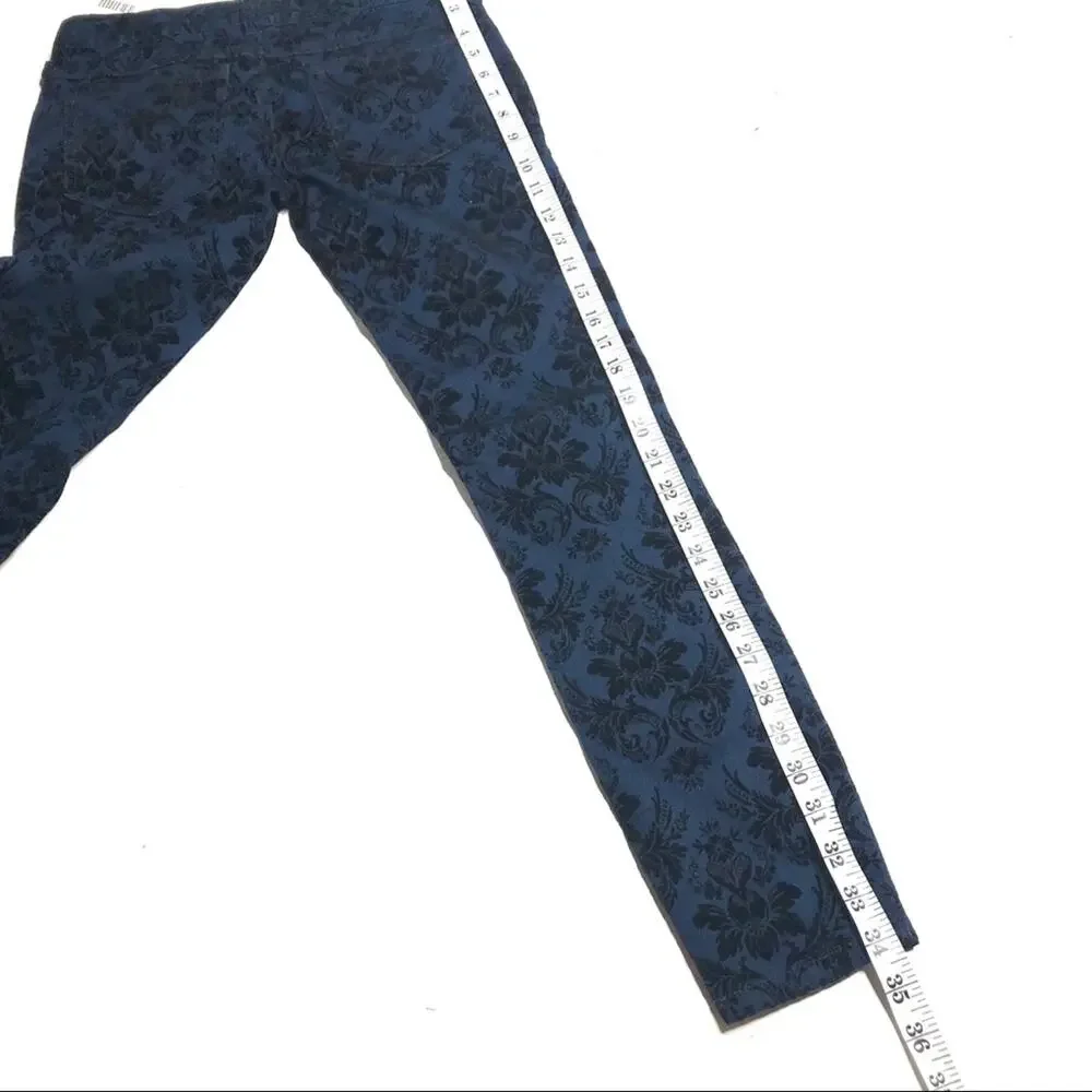 Free People Denim D/F pants damask pants jeans